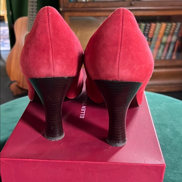 Ellen Tracy Red Women's Shoes - Picture 3 of 6
